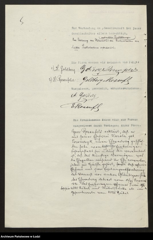 Obraz 7 z jednostki "Goldberg i Rosenfeld- spółka handlowa"