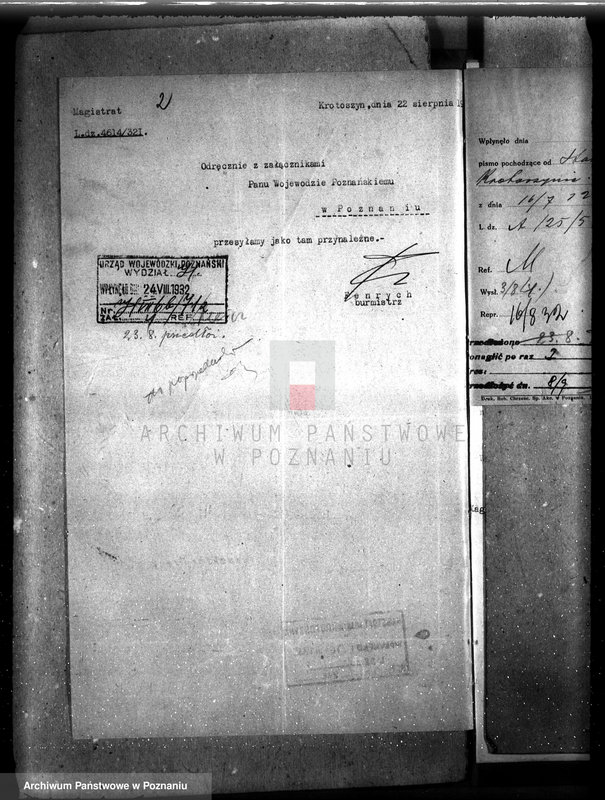 image.from.unit.number "Zatwierdzenie zakładu przemysłowego fabryki lakierów i politury własność Bułak-Bałachowicz w Krotoszynie nr rej. 573"