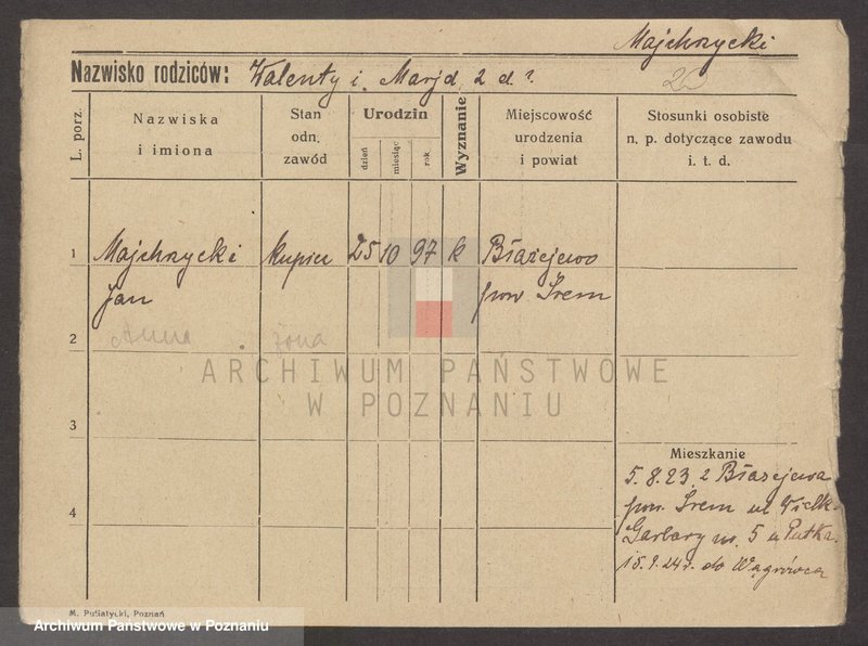 Obraz 20 z jednostki "Majchrzakowski - Majkowski"