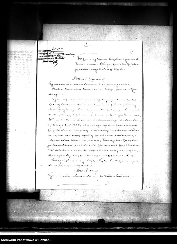 image.from.unit.number "Wyłączenie z art. 5 ustawy o wykonaniu reformy rolnej majątku Bierzwienna Długa -Kąty powiatu kaliskiego"