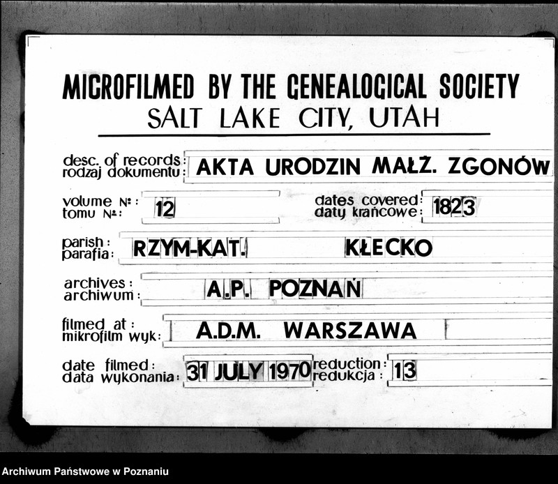 image.from.unit.number "Akta urodzonych, zaślubionych i zmarłych"