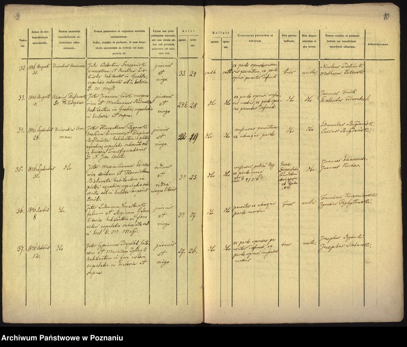 Obraz 7 z jednostki "Księga małżeństw"