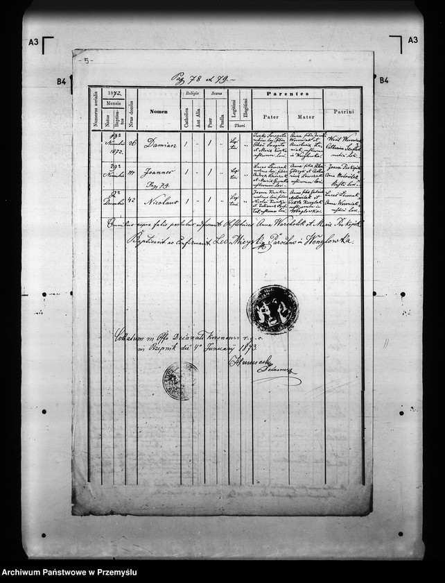 image.from.unit.number "[Kopie ksiąg metrykalnych parafii Węglówka (dekanat Krosno)]"