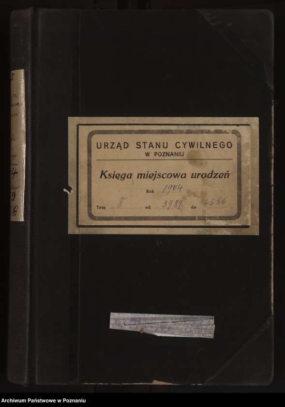 Obraz 1 z jednostki "Księga miejscowa urodzeń tom VIII"