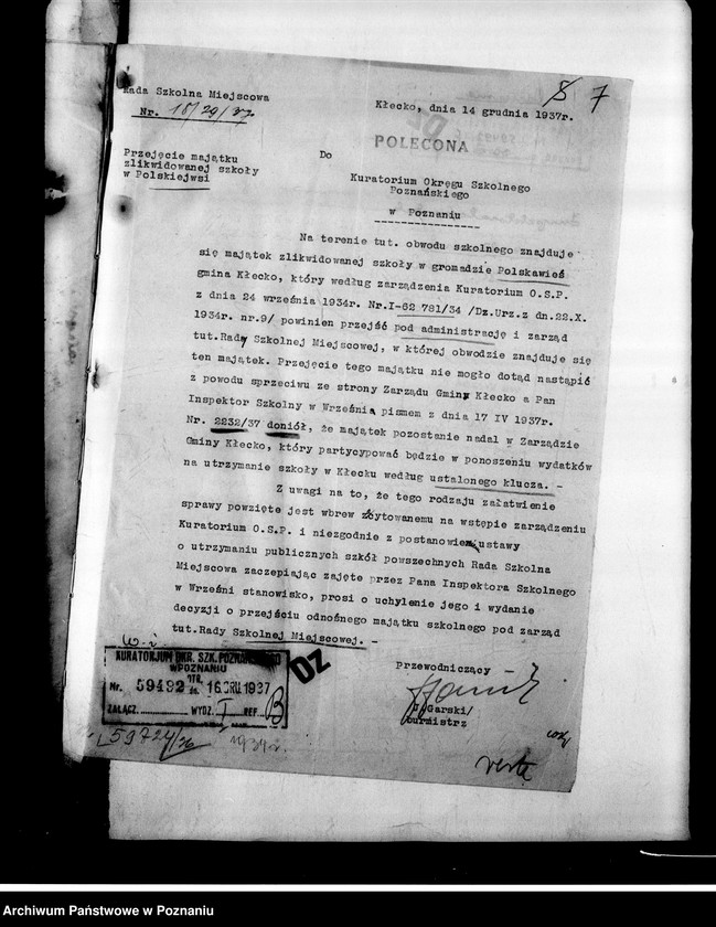 Obraz 10 z jednostki "Inspektorat Szkolny- Września"