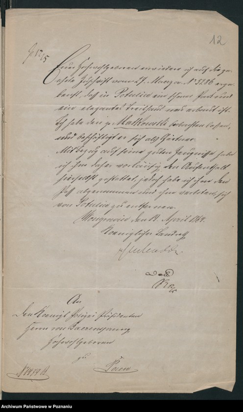 Obraz 16 z jednostki "A. betr. Johann von Małkowski und Fürst Stanislaus Dowmund Matusiewicz aus Wien"