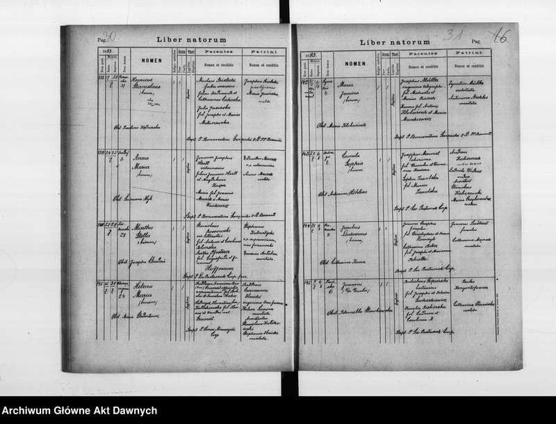 image.from.unit.number "Parafia: Lwów, parafia św. Andrzeja. Dekanat: Lwów. Księga metrykalna urodzeń, ślubów i zgonów dla całej parafii."