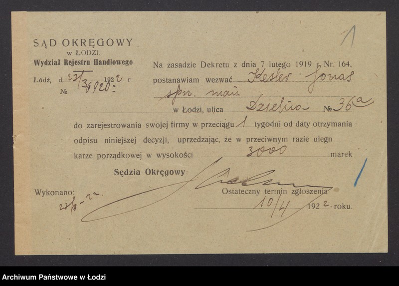 Obraz 3 z jednostki "Jonas Kessler - sprzedaż manufaktury"