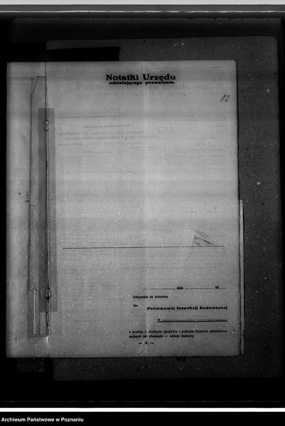 Obraz 16 z jednostki "Zatwierdzenie projektu zakładu przemysłowego urządzenia kotłowni nr 402 u własność Fr. Borkowskiego w Żerkowie pow. jarociński"