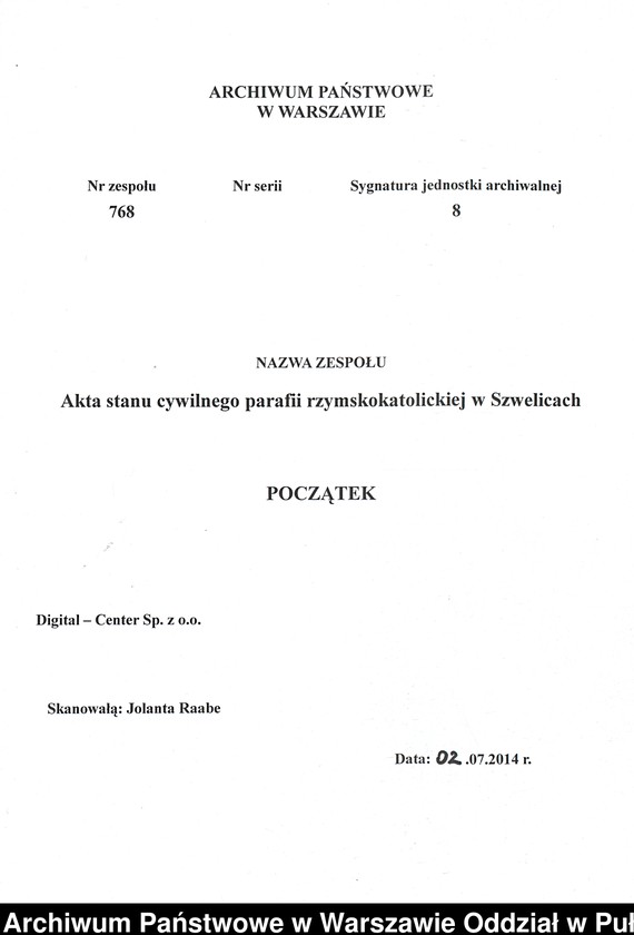 image.from.unit.number "Akta urodzeń, małżeństw i zgonów"