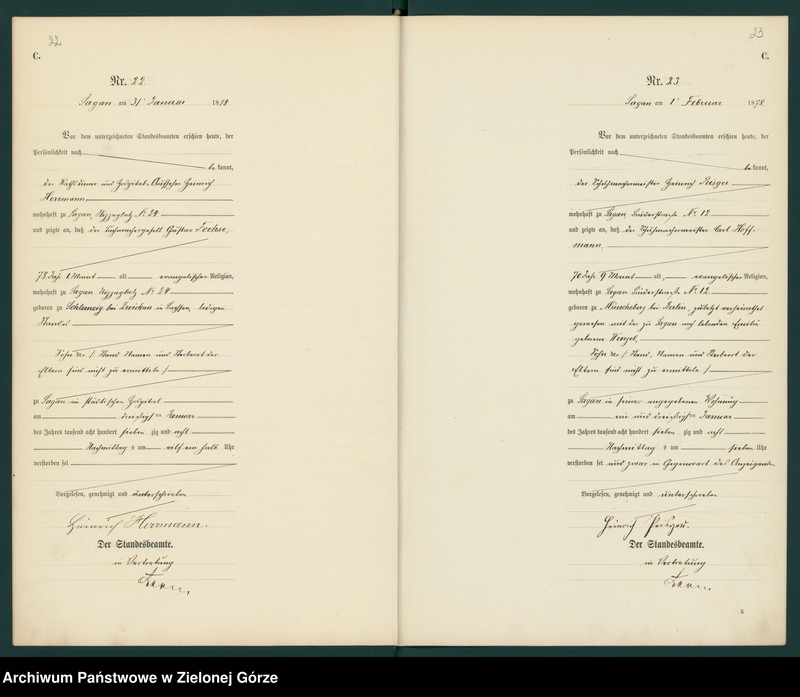 image.from.unit.number "[KsiĘga Aktów Zgonów- Żagań miasto]"