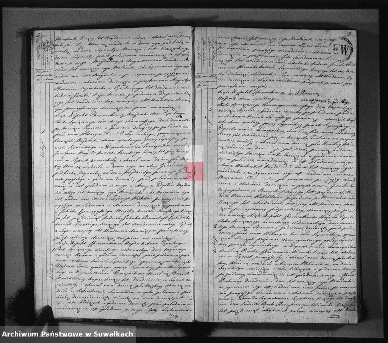 image.from.unit.number "Akta urodzonych stanu cywilnego gminy seyneńskiey od 1-go stycznia 1817 roku."