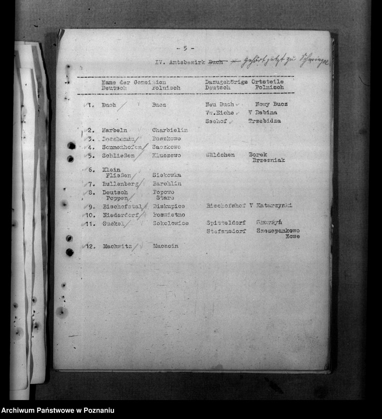 Obraz 9 z jednostki "Ortsverzeichnis des Kreises Kosten"