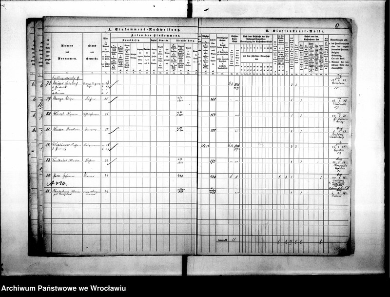 image.from.unit.number "Klassensteuerrolle nebst Eikommens - Nachweisung"