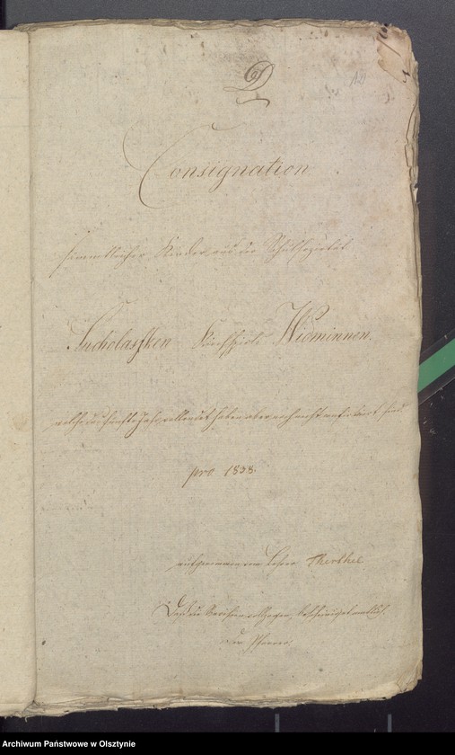 image.from.unit.number "Beläge zu der Widminnenschen Schul-Kassen Rechnung"