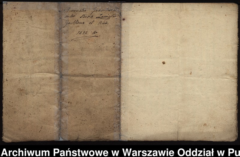 image.from.unit.number "Kopia ekstraktu z ks. gr. kamienieckich oblaty aktu ustalenia granic z 1512 roku między dobrami opata Łukasza Zambski a dobrami szlacheckimi Gostkowo, Kalinowo, Zastróże i Ciółkowo"