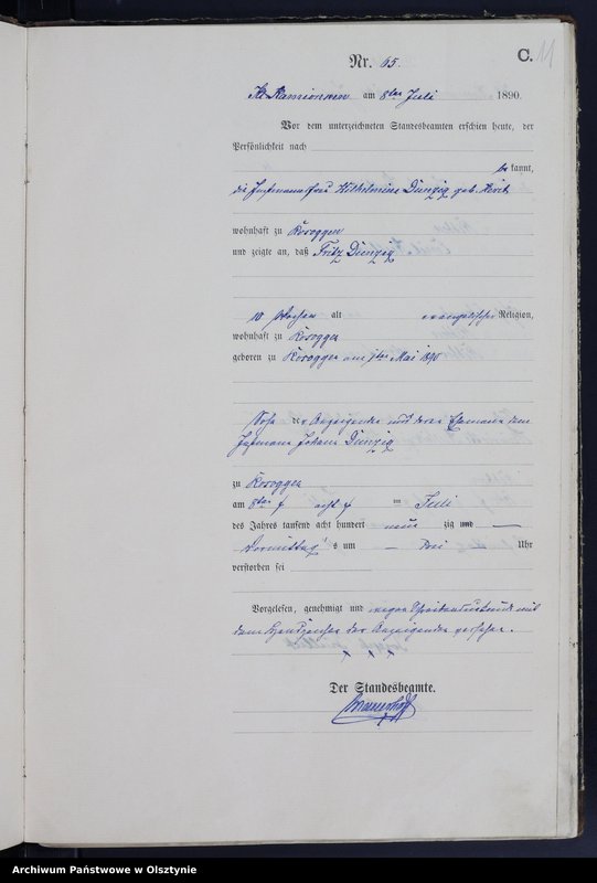 image.from.unit.number "Sterbe-Haupt-Register Nr 55 - 116 /część księgi/"