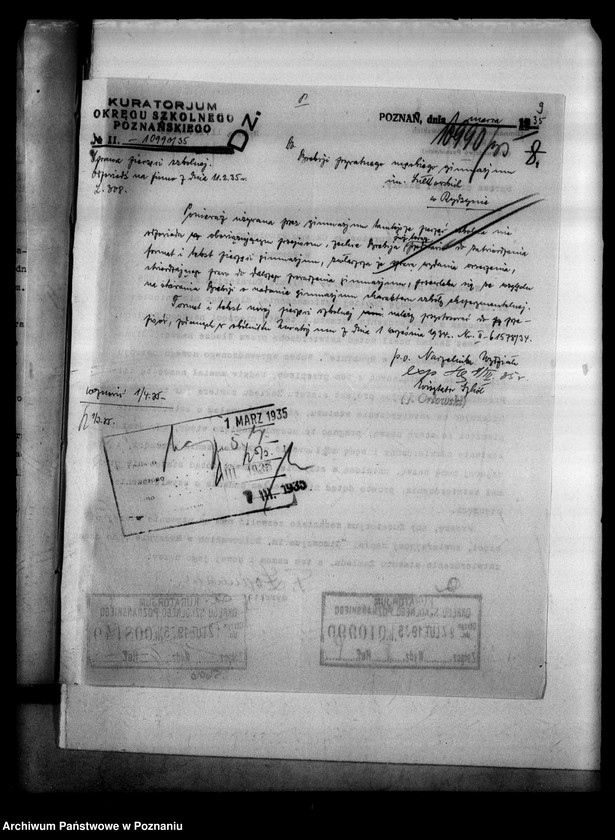 Obraz 12 z jednostki "Prywatne Gimnazjum imienia Sułkowskich- Rydzyna [sprawozdanie z egzaminu dojrzałości wraz z wykazem abiturientów]"