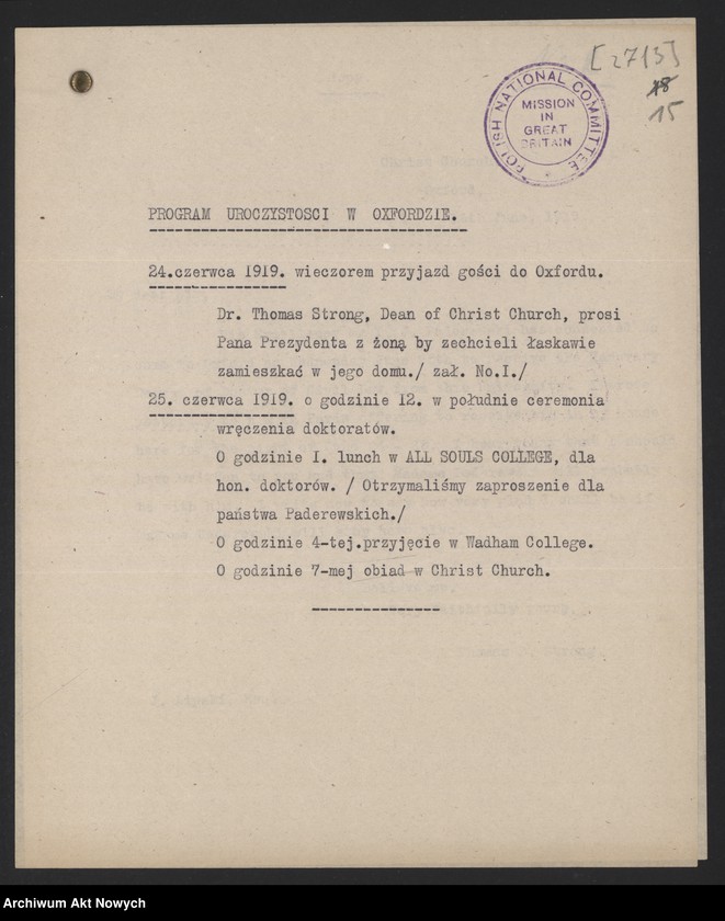 image.from.unit.number "Korespondencja dotycząca nadania dyplomów doktoratów honoris causa przez uniwersytety amerykańskie, angielskie. Przemówienia I. J. Paderewskiego na uroczystościach nadania mu dyplomów. Dyplomy: Doctor of Laws, honoris causa, Columbia University; patrz t.1015,1082, 1204; brak s.1-4,40-45,57-73,107-126 (25 VII 2003 r.)"