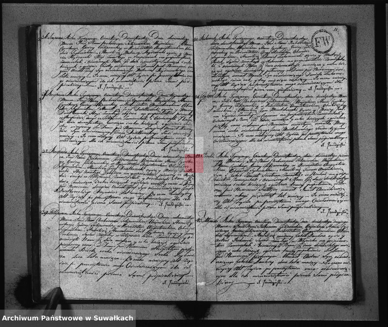image.from.unit.number "Akta Zeyścia Gminy Filipowskiey od dnia 1 Stycznia do dnia 31 Grudnia 1819"