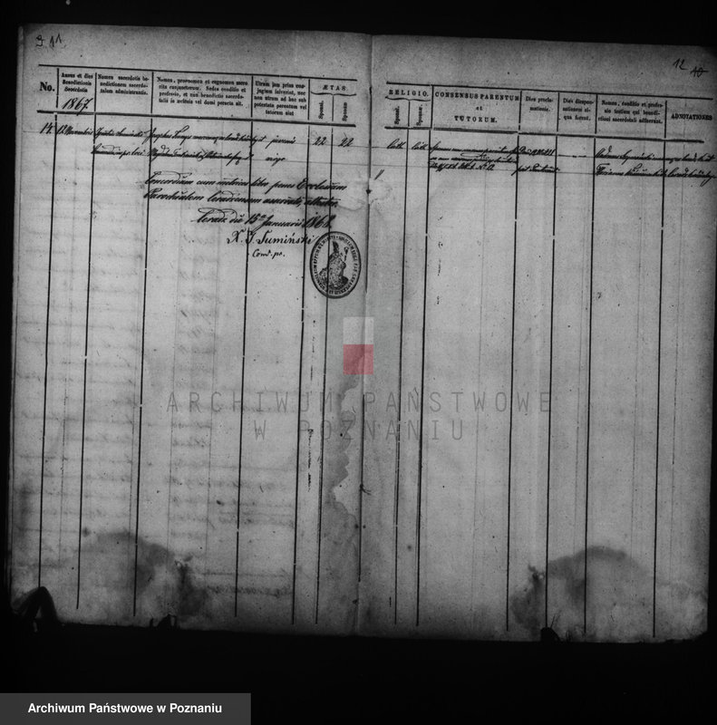 Obraz 9 z jednostki "Duplikat baptisatorum, copulatorum, mortuorum"
