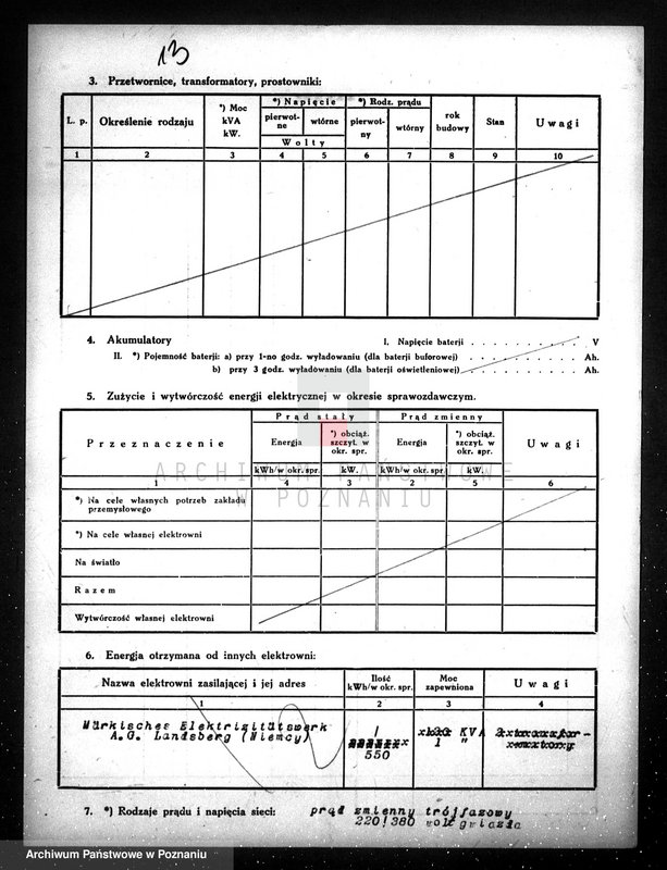 Obraz 17 z jednostki "Gazownia Miejska w Międzychodzie kwestionariusz"