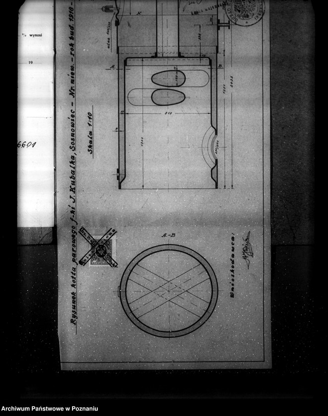 Obraz 19 z jednostki "Zjednoczone Pralnie Parowe w Bydgoszczy nr woj. kotła 6601"