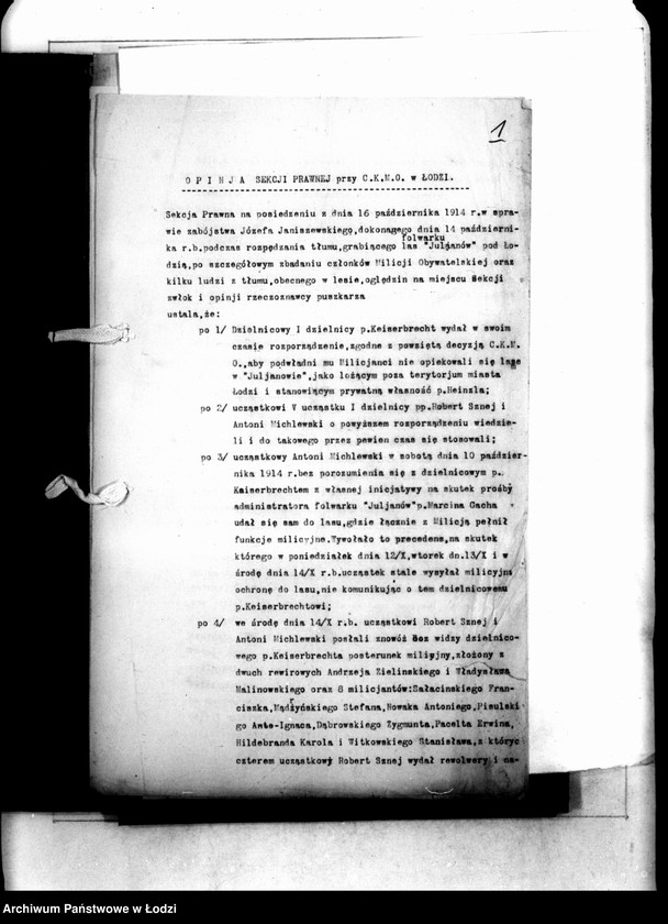 Obraz 4 z jednostki "Akta w sprawie zabójstwa Józefa Janiszewskiego"