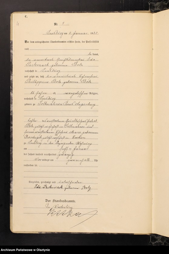 image.from.unit.number "Sterbe-Haupt-Register Nr 1-211"