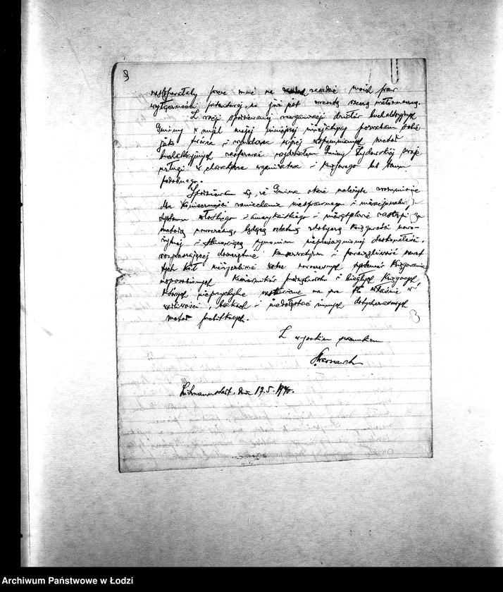 Obraz 12 z jednostki "[Projekty racjonalizatorskie dotyczące organizacji produkcji, administracji, żywienia i lecznictwa; oferty]"