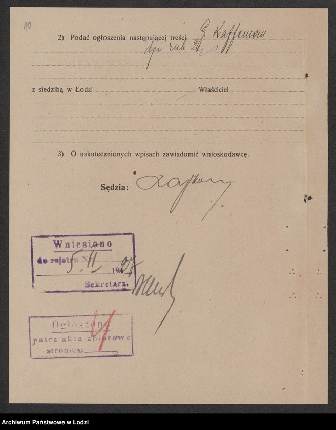 Obraz 12 z jednostki "Gustaw Kaffeman- sprzedaż detaliczna towarów manufakturowych"