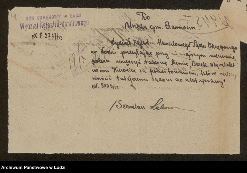 Obraz 6 z jednostki "Berek Najnsztadt- handel cielętami"