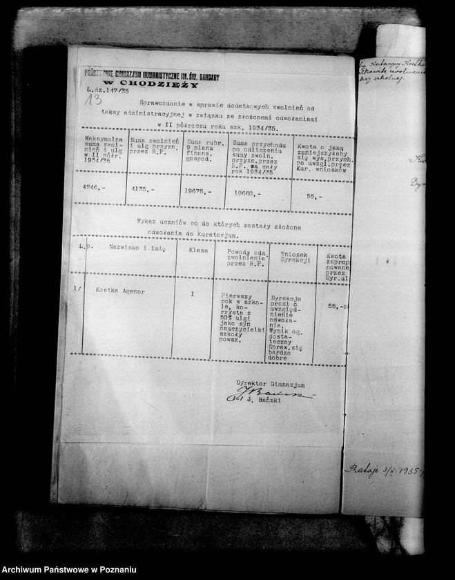 Obraz 17 z jednostki "Państwowe Gimnazjum imienia świętej Barbary - Chodzież"