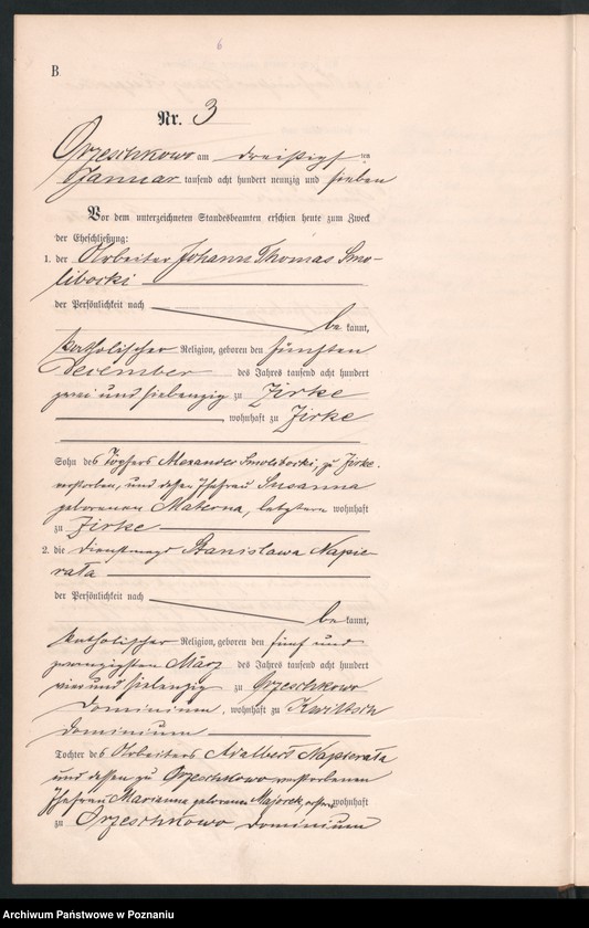 Obraz 8 z jednostki "Księga małżeństw"