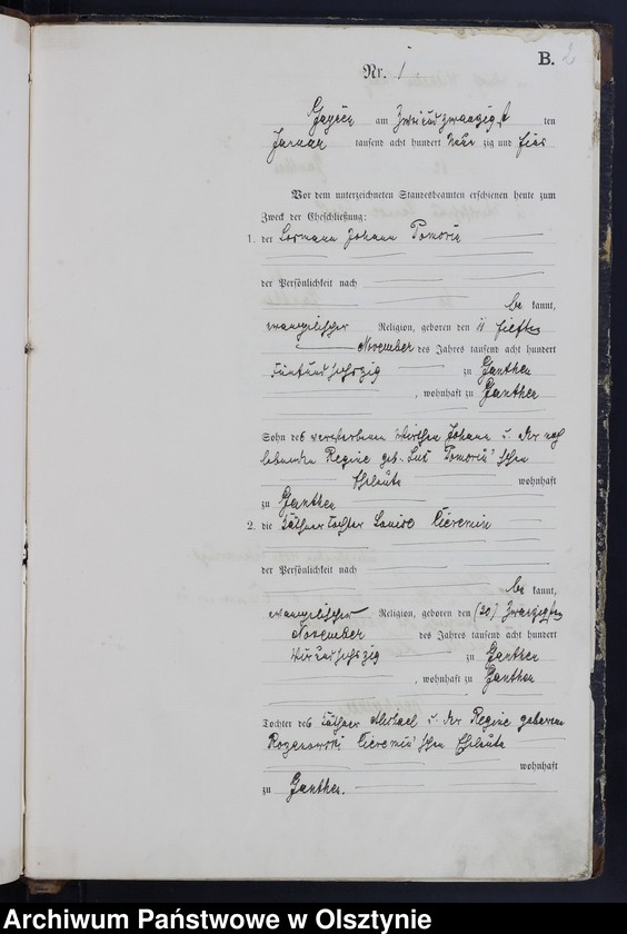 image.from.unit.number "Heiraths-Haupt-Register Nr 1 - 9"