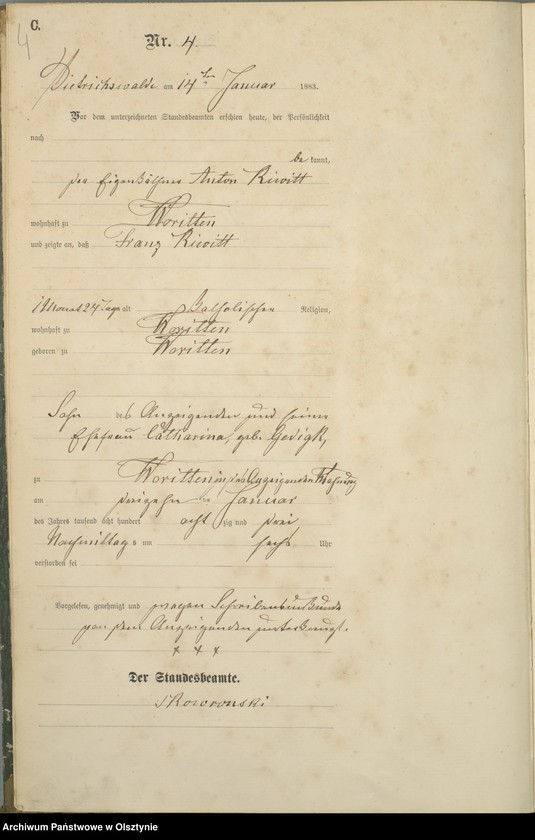 image.from.unit.number "Sterbe-Haupt-Register Nr 1 - 48"