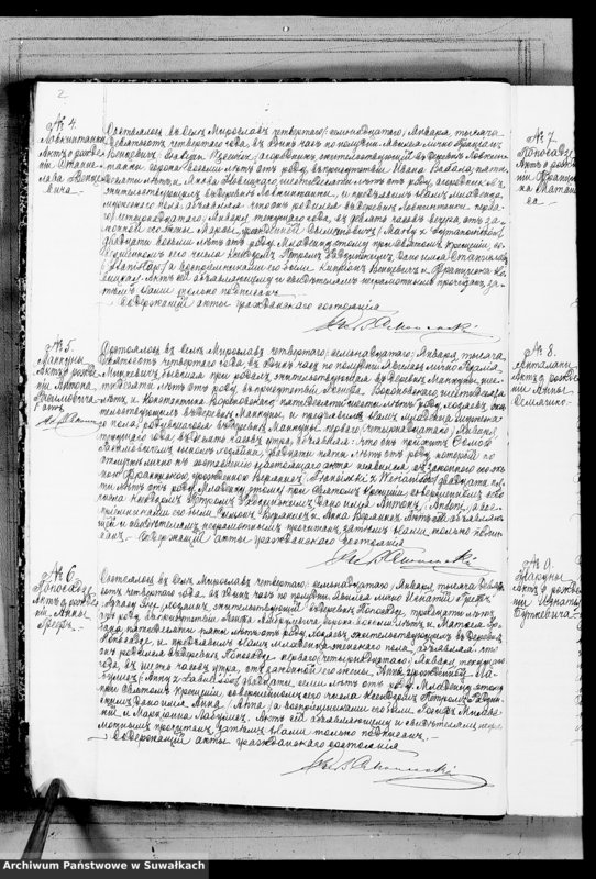 image.from.unit.number "Duplikat o Rodivšichsja Brakosočetavšichsja i Umeršich Miroslavskago Rimsko- Katoličeskago prichoda na 1904 god"