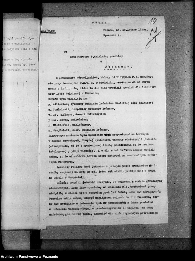 Obraz 14 z jednostki "Budżet - leśnictwa rok 1921"