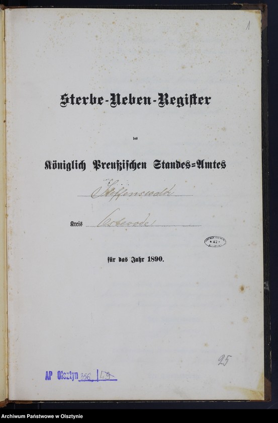 image.from.unit.number "Sterbe-Neben-Register Nr 1 - 38"