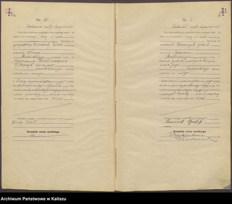 image.from.unit.number "Księga aktów urodzenia (pierwopis)"