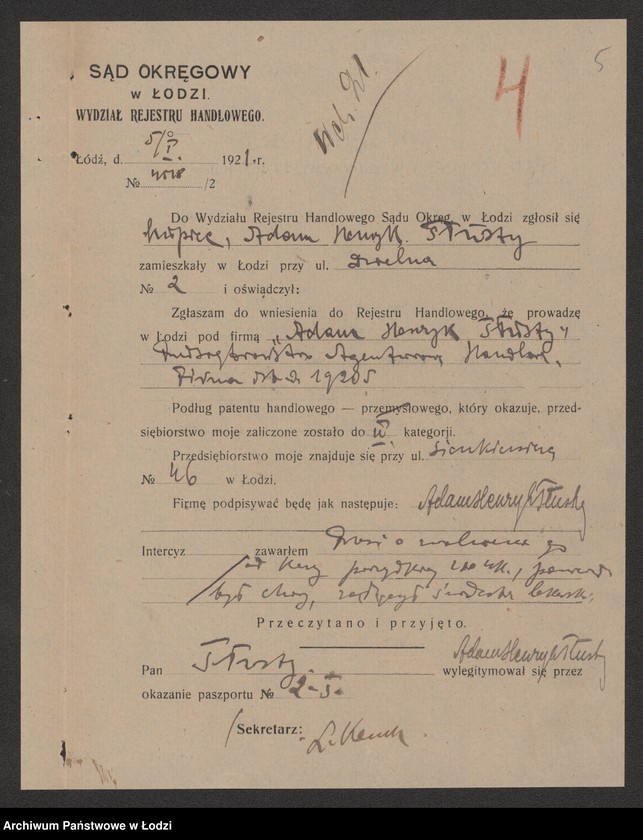 Obraz 7 z jednostki "Adam Henryk Tłusty - Przedsiębiorstwo Agenturowo-Handlowe"