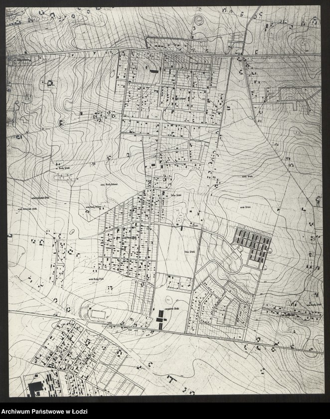 Obraz 13 z jednostki "Fragment planu miasta Łodzi. Dzielnica Stoki"