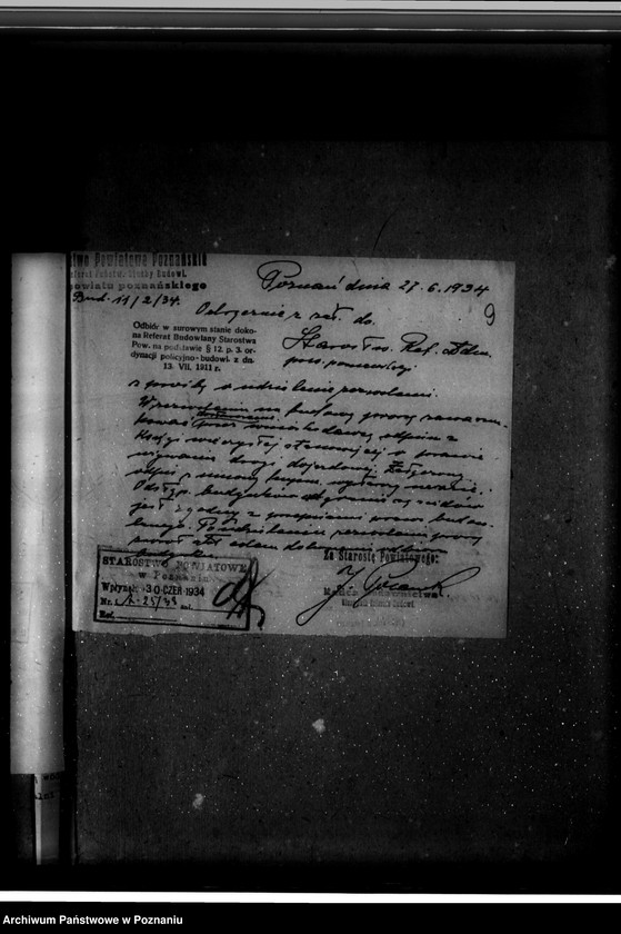 Obraz 14 z jednostki "Zatwierdzenie zakładu przemysłowego /wytwórni kafli/ w. Adascha w Antoninku powiat poznański"