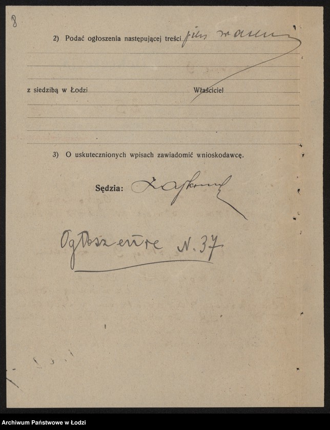 Obraz 10 z jednostki "Moszek Goldberg – wyrób towarów bawełnianych"