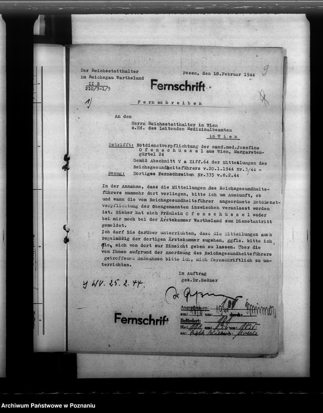 Obraz 12 z jednostki "Notdienstverpflichtung der Ärzte"