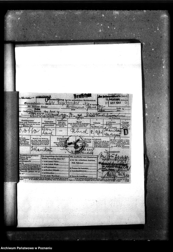 Obraz 13 z jednostki "[Akta personalne wychowanka Leonarda Lotto, ur. 8 XII 1941]."