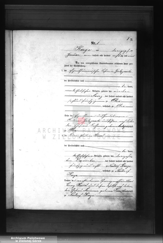 Obraz z jednostki "[Księga aktów małżeństwa]"