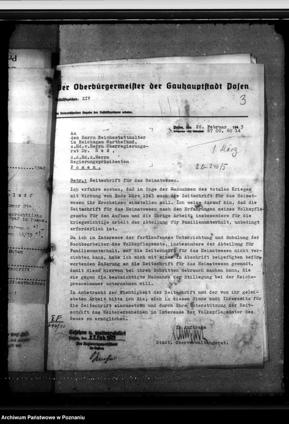 Obraz 7 z jednostki "Zeitschrift für Heimatwesen. Soziale Mitteilungen"