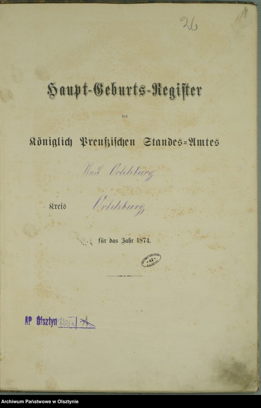 image.from.unit.number "Haupt-Geburts-Register Nr 1 - 11"