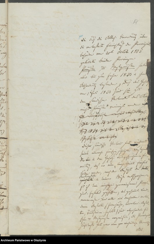 image.from.unit.number "Die Constituirung getrennter Provinzial Verbände für Ost- und Westpreussen"